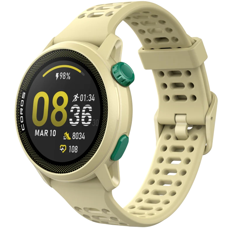 Montre Coros PACE 3 Silicone GPS Sport France Jaune Femme | OXG-1270954